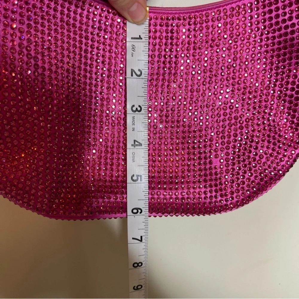 Magda Butrym Medium Vesna Pink Crystals Hobo Bag $3265